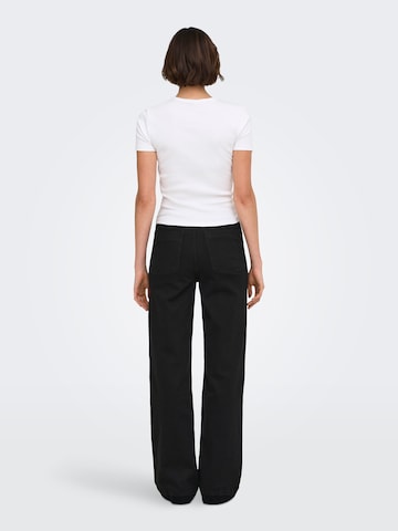 ONLY Wide leg Τζιν 'ONLMADELINE' σε μαύρο