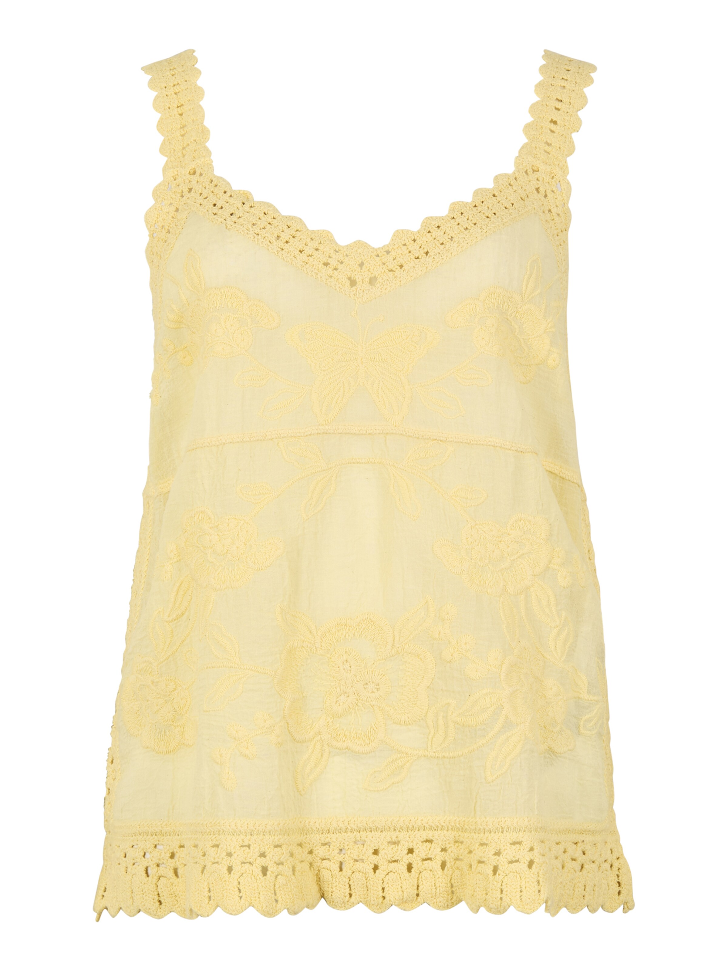 Chemisier ' ' Apricot en jaune : devant