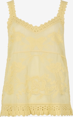 Chemisier ' ' Apricot en jaune : devant