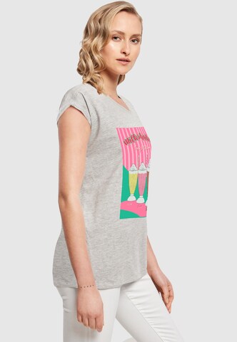Mister Tee Shirt 'Milkshake' in Grijs
