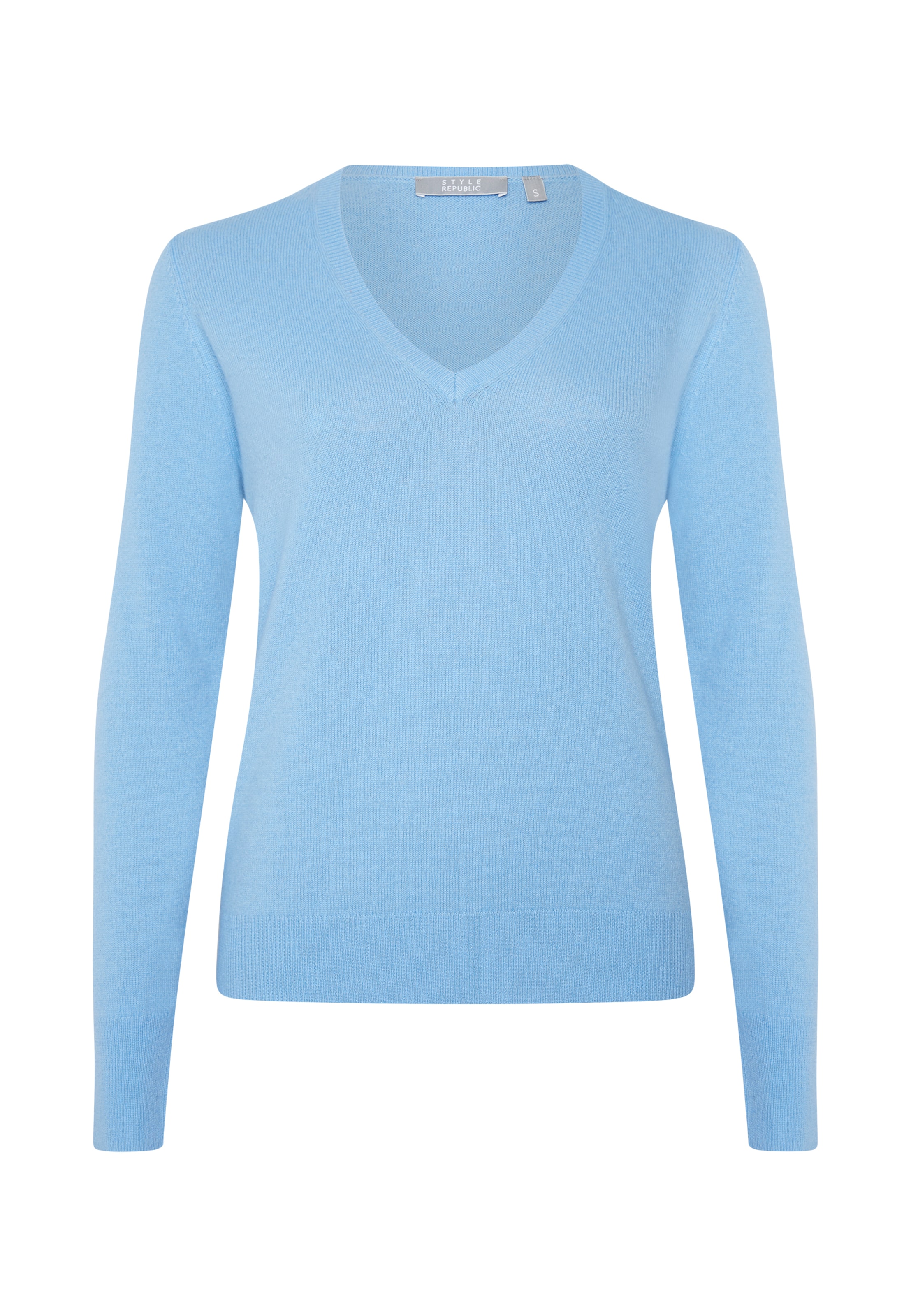 Style Republic Kaschmir Pullover in Blau: Vorderseite