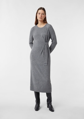 COMMA Kleid in Grau: Vorderseite