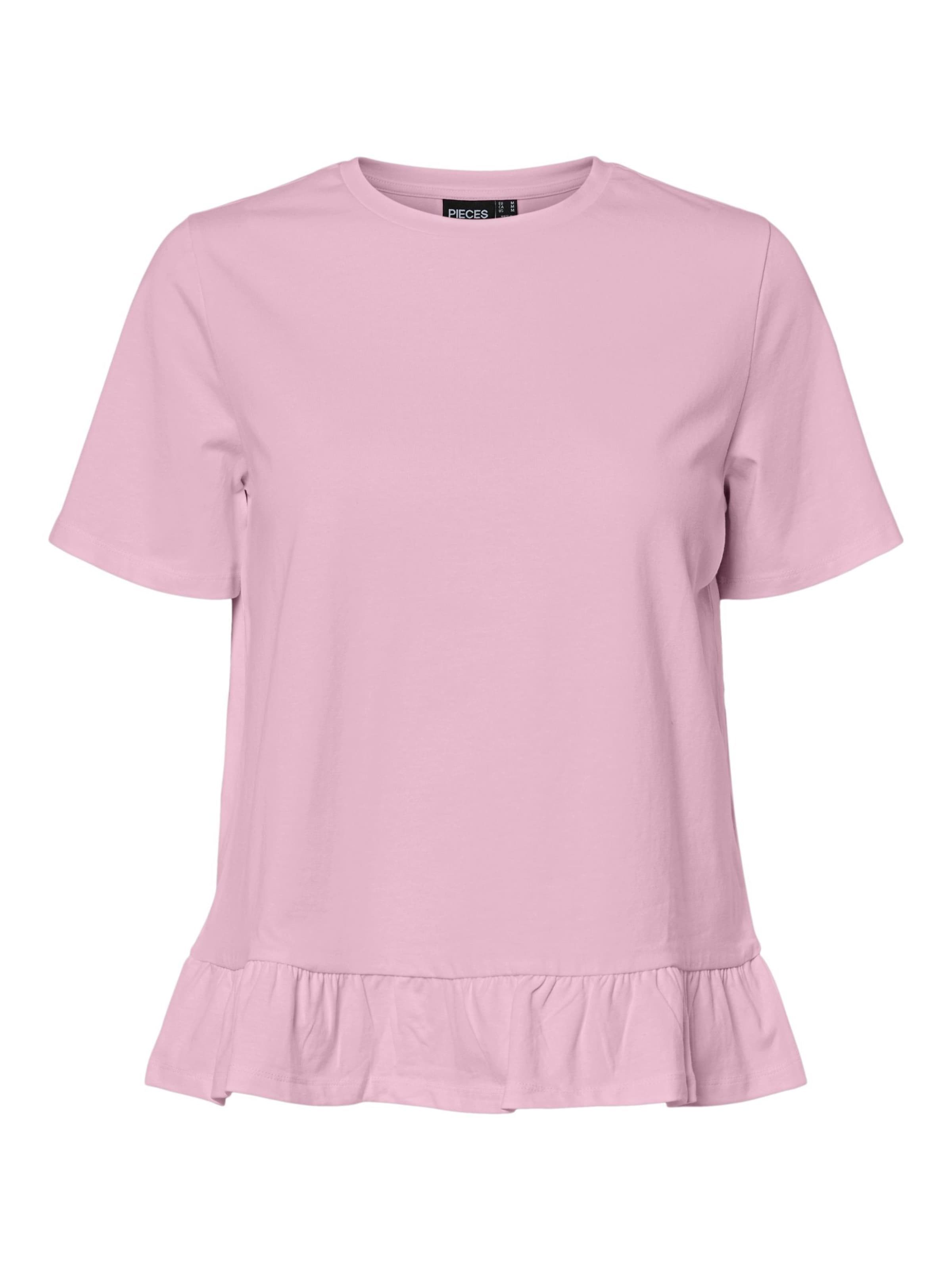 PIECES Shirt 'PCDisso' in Pink: front