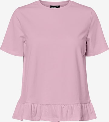PIECES Shirt 'PCDisso' in Pink: front