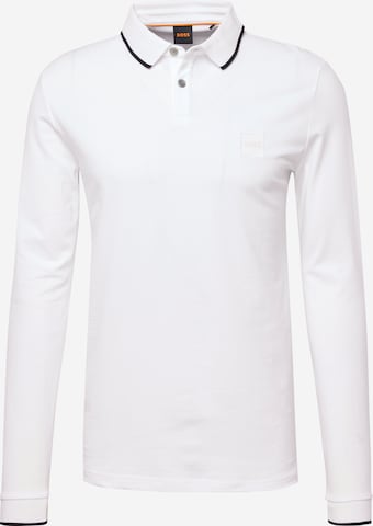BOSS Orange Shirt 'Passertiplong' in White: front
