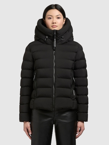 Veste d’hiver ' VADEA ' khujo en noir : devant
