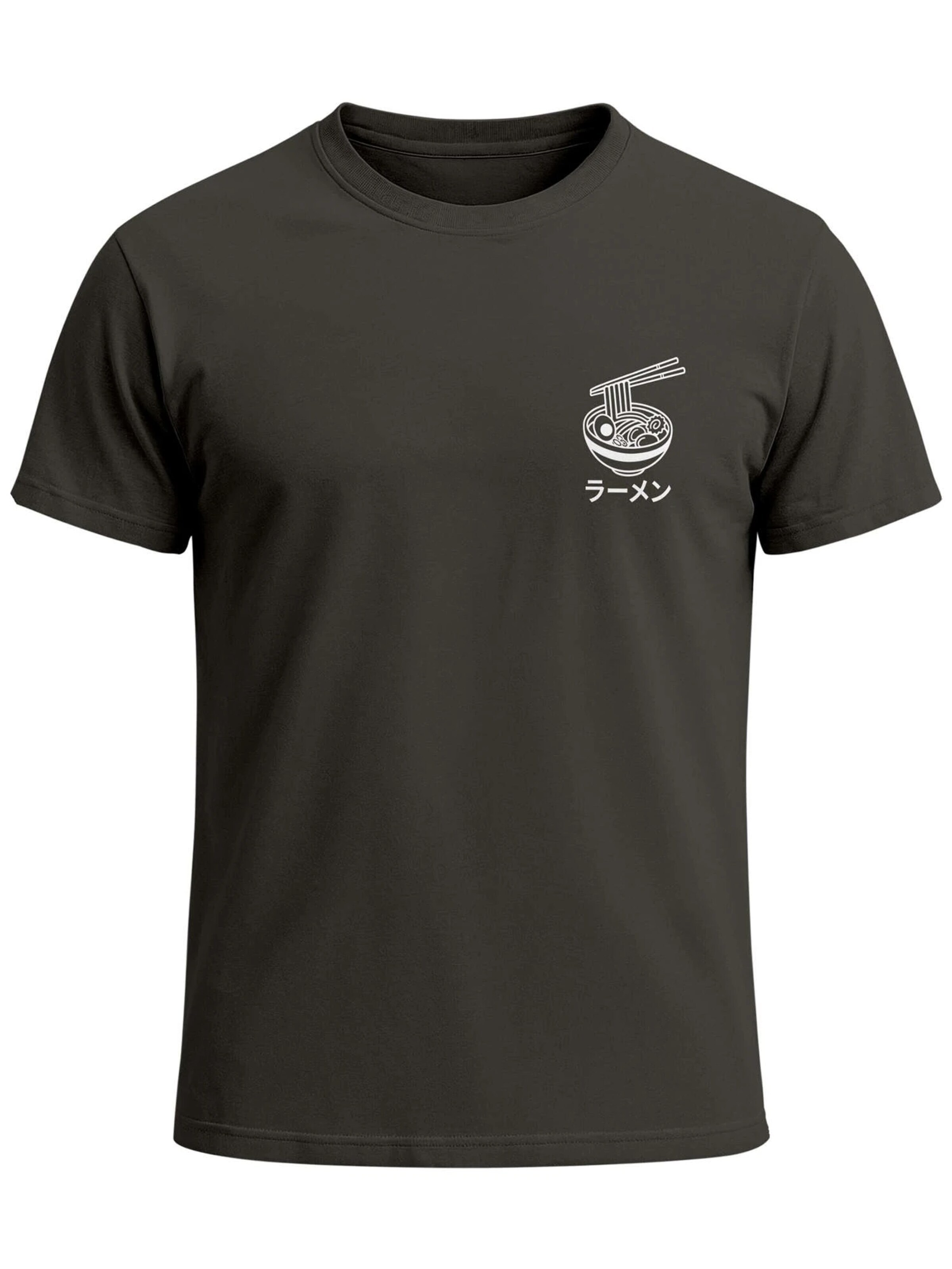 Neverless Shirt 'Ramen' in Grey: front