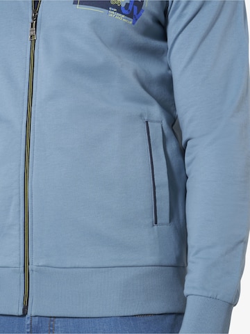 Jan Vanderstorm Sweatjacke 'Ronig' in Blau