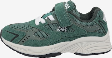 Jack & Jones Junior - Sapatilhas 'JFWWEST' em verde: frente