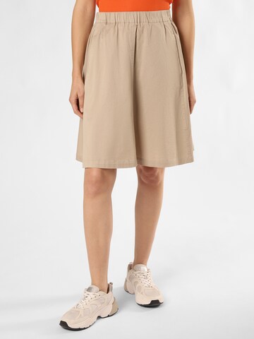 Marie Lund Rok in Beige: voorkant