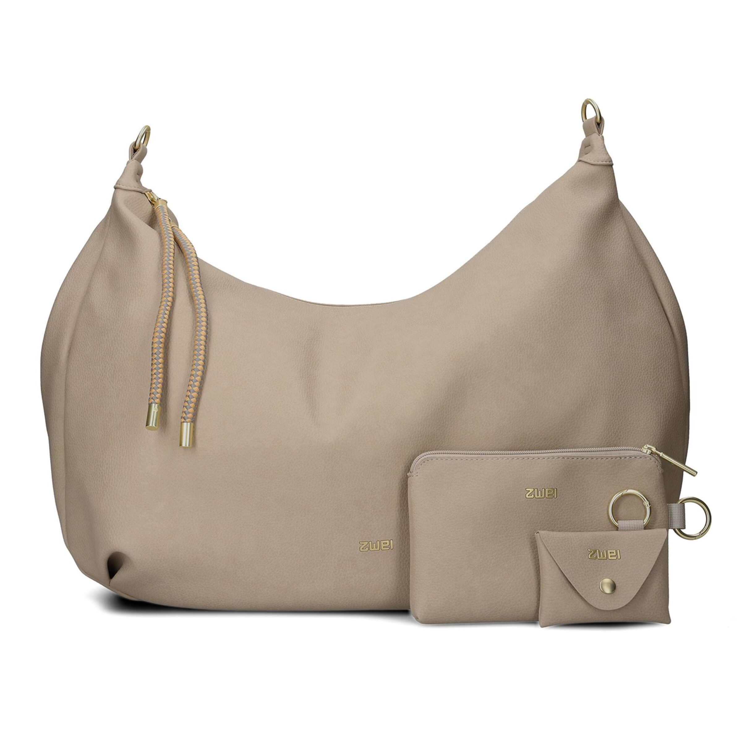 ZWEI Shoulder bag 'Lola ' in Beige: front