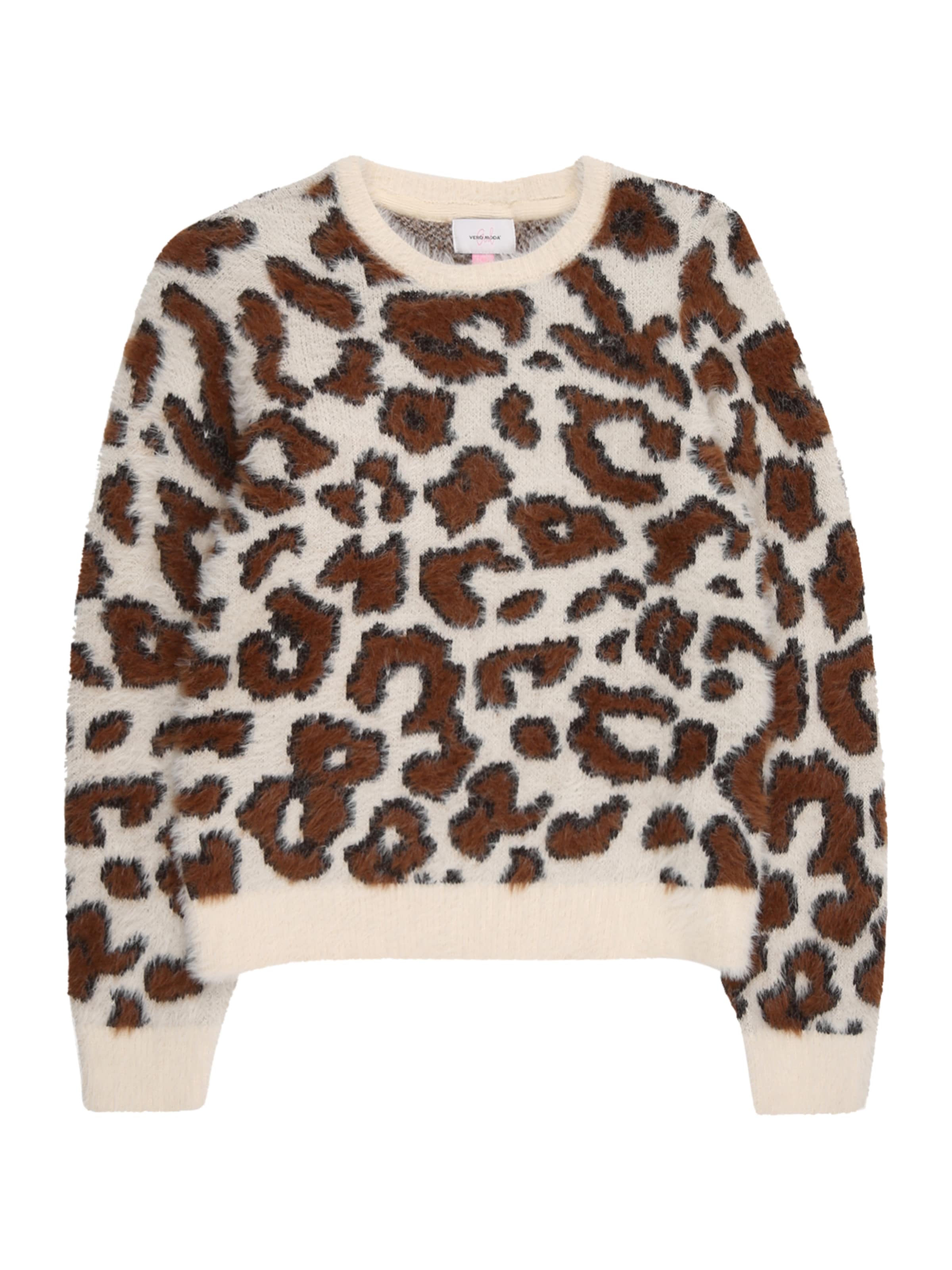 Pullover 'VMJUNGLE' di Vero Moda Girl in beige: frontale