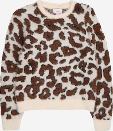 smėlio Vero Moda Girl Megztinis 'VMJUNGLE': priekis