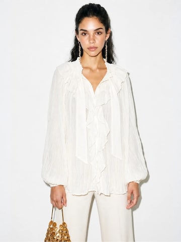 Bianco Lucci - Blusa em branco: frente