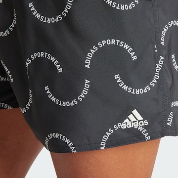 ADIDAS SPORTSWEAR Športne kopalne hlače | črna barva