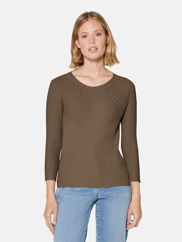 MADELEINE Pullover in Beige: Vorderseite