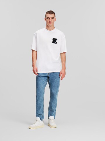 Karl Lagerfeld Tapered Jeans i blå