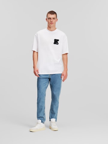 Karl Lagerfeld Tapered Jeans i blå