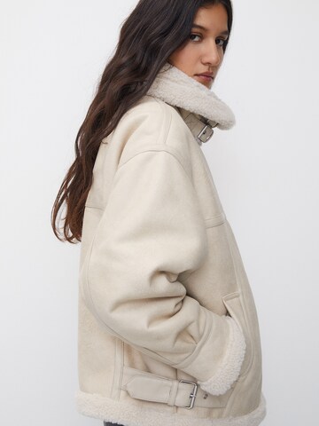 Pull&Bear Winter jacket in Beige