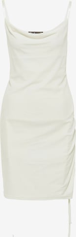 fainaKoktel haljina - bijela boja: prednji dio