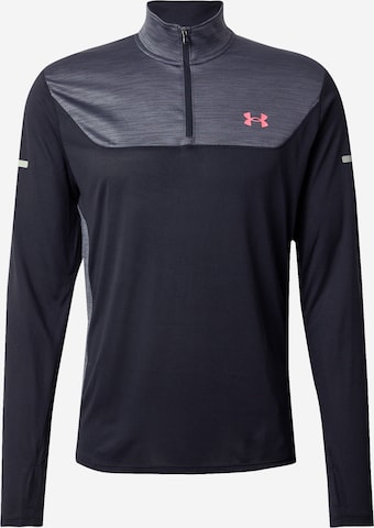 T-Shirt fonctionnel UNDER ARMOUR en noir : devant
