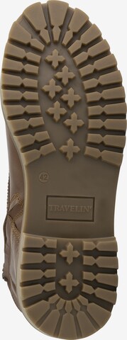 Travelin Lace-Up Boots 'Rogaland' in Brown