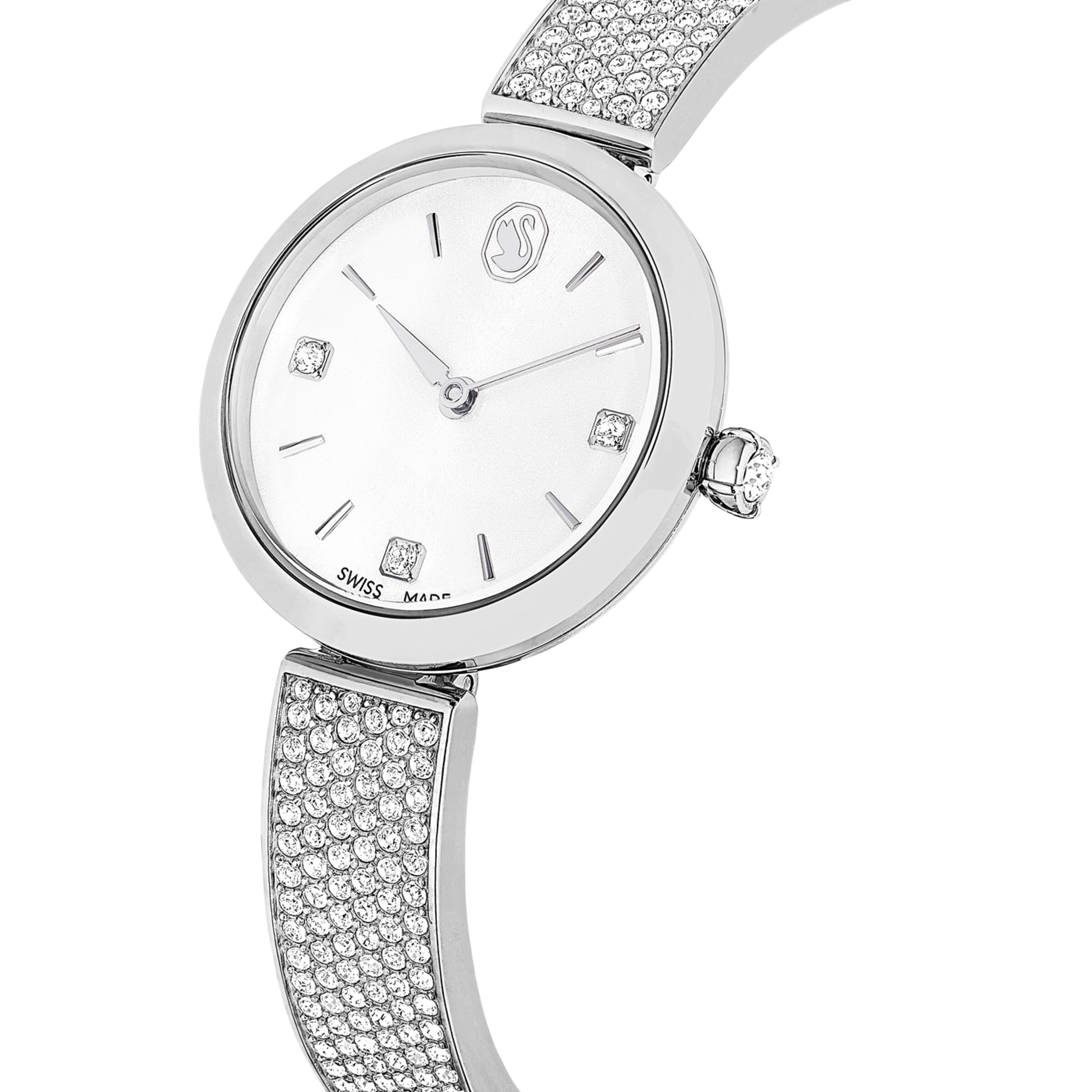 Swarovski Analog Watch in Silver