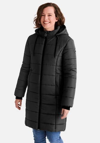 STOOKER WOMEN Mantel  'Julia' in Schwarz: Vorderseite