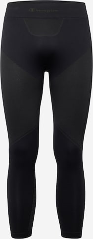Champion Authentic Athletic Apparel Skinny Fit Спортен панталон в черно: отпред
