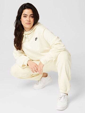 Sweat de sport Nike Sportswear en blanc