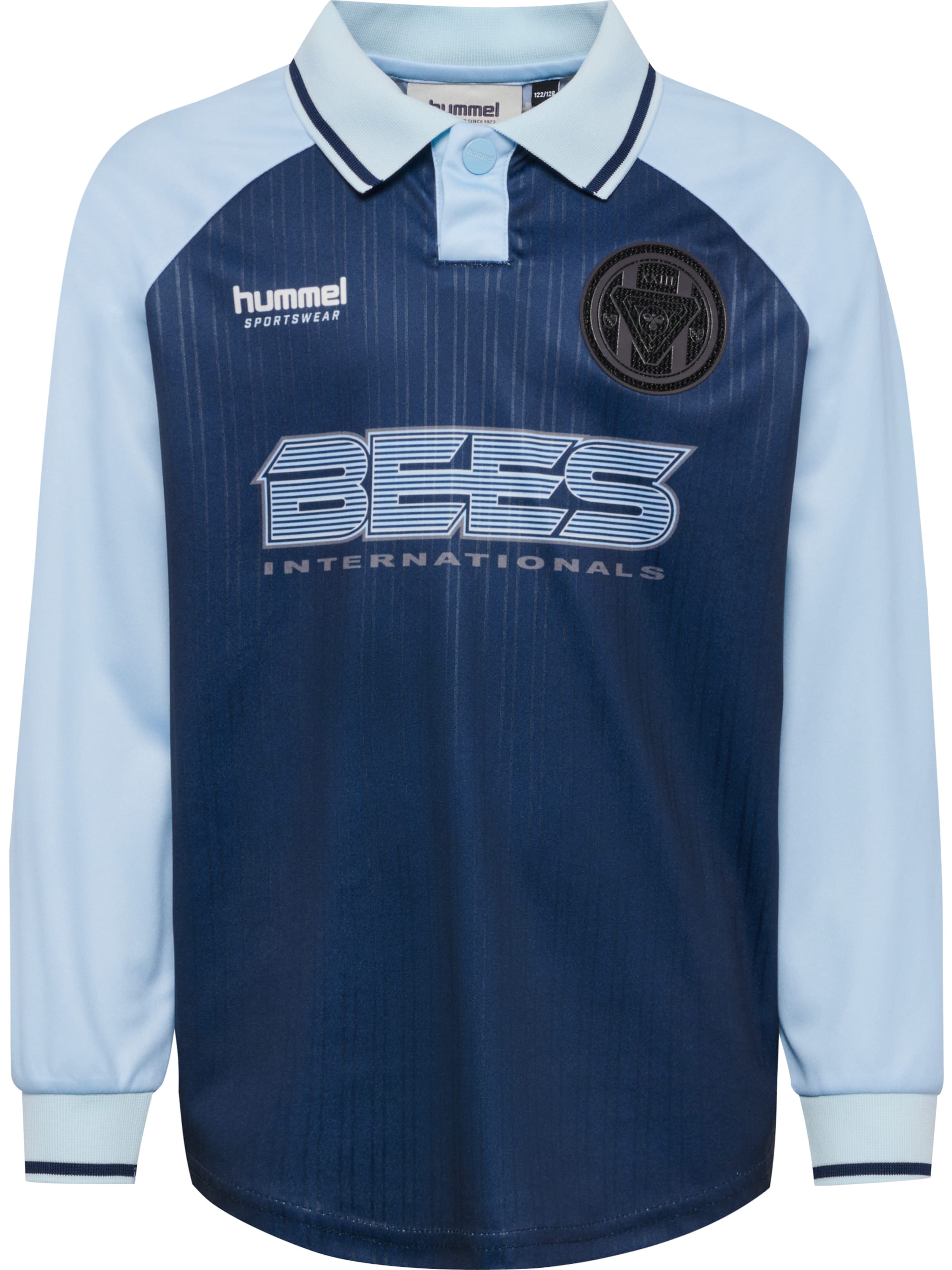 Hummel Shirt in Blauw: voorkant