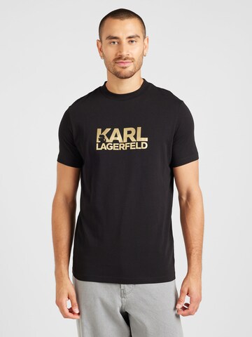Karl Lagerfeld Póló - fekete: elől