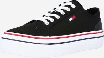 Tommy Jeans Baskets basses en noir, Vue avec produit