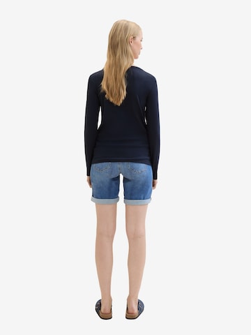 TOM TAILOR Slimfit Shorts 'Alexa' in Blau