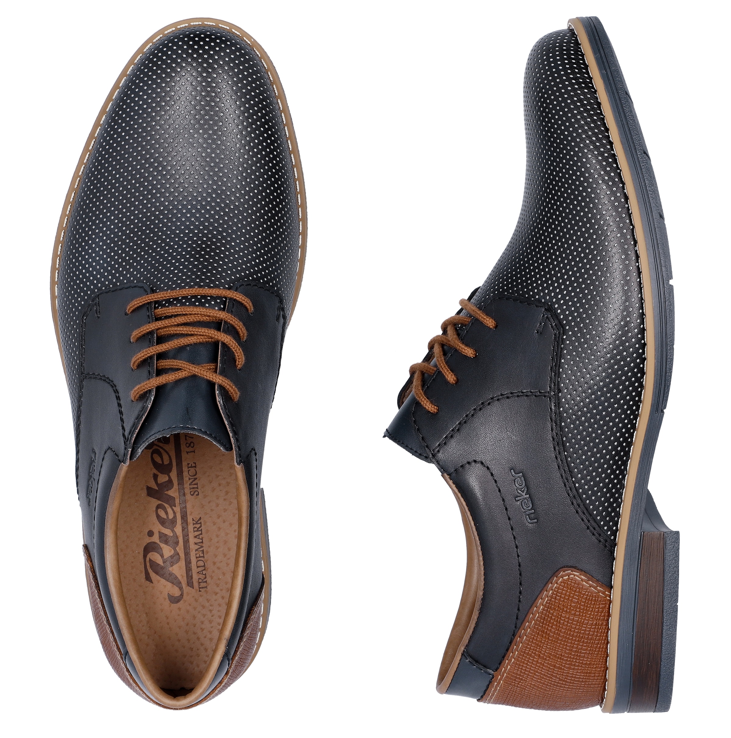 Chaussure à lacets '10308' Rieker en bleu