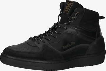 PANTOFOLA D'ORO High-Top Sneakers in Black: front