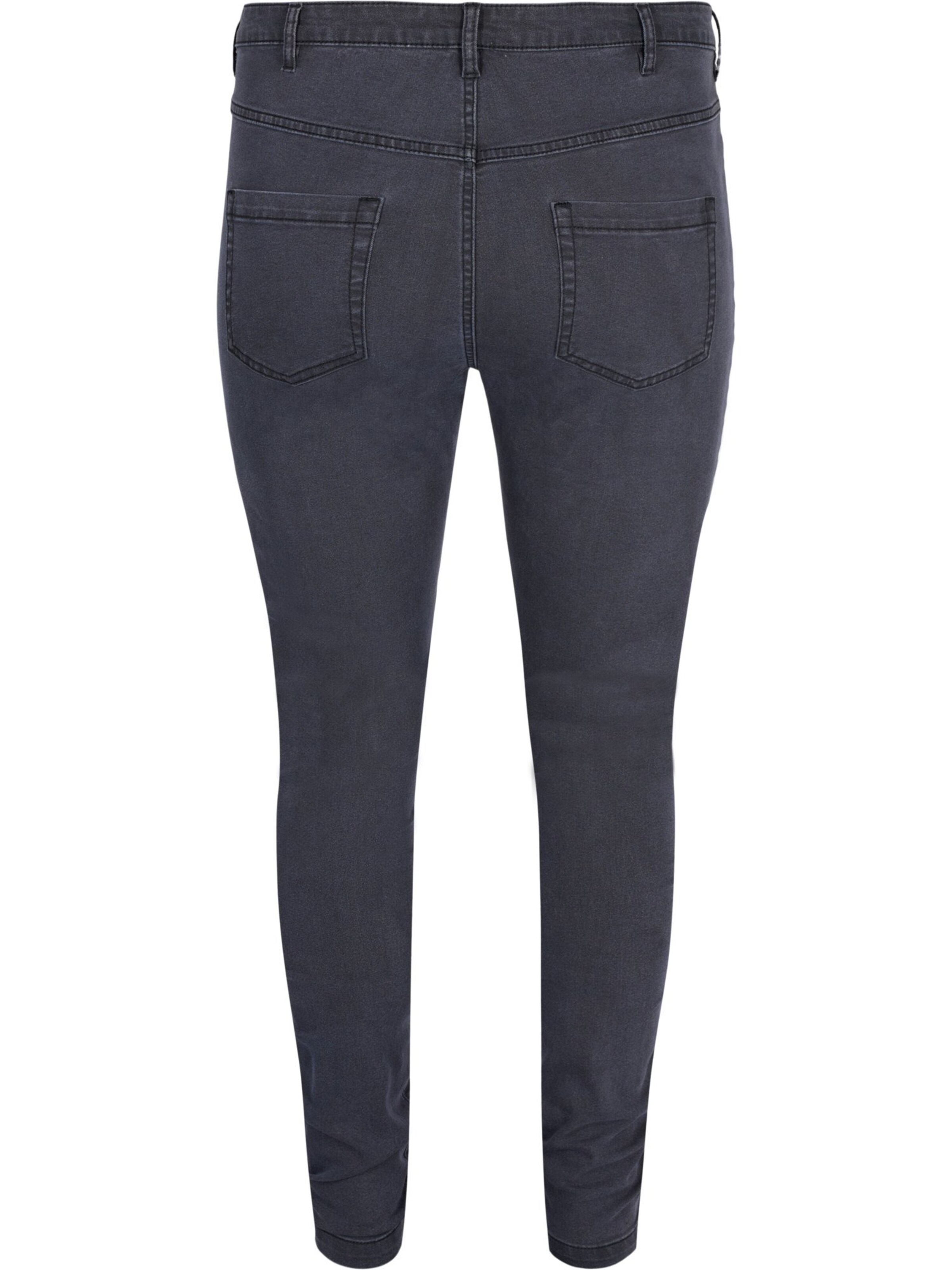 Zizzi Слим фит Дънки 'AMY' в сиво