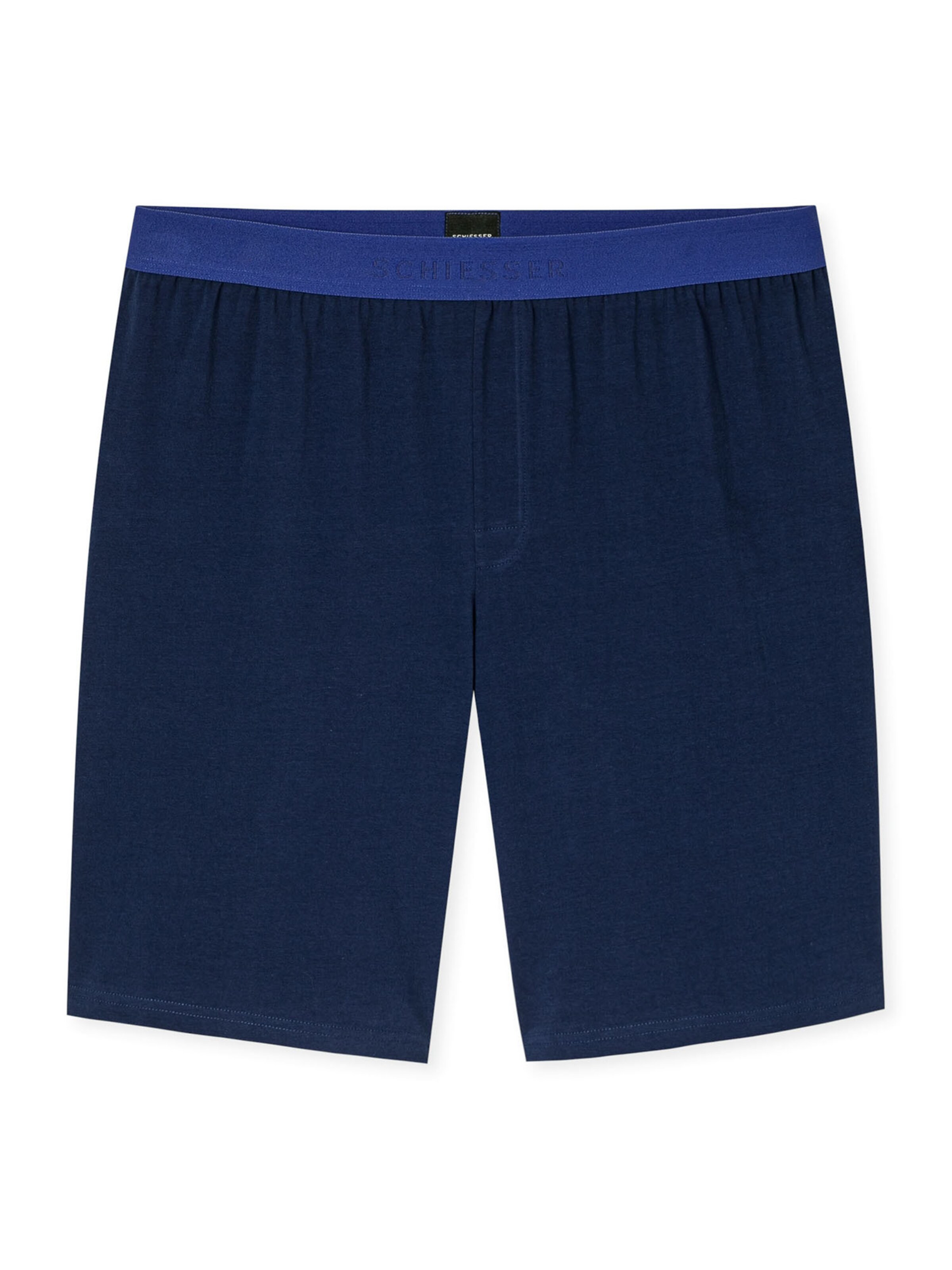 SCHIESSER Pyjama lang ' 95/5 ' in Blauw