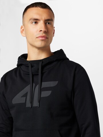 4F - Sweatshirt de desporto em preto
