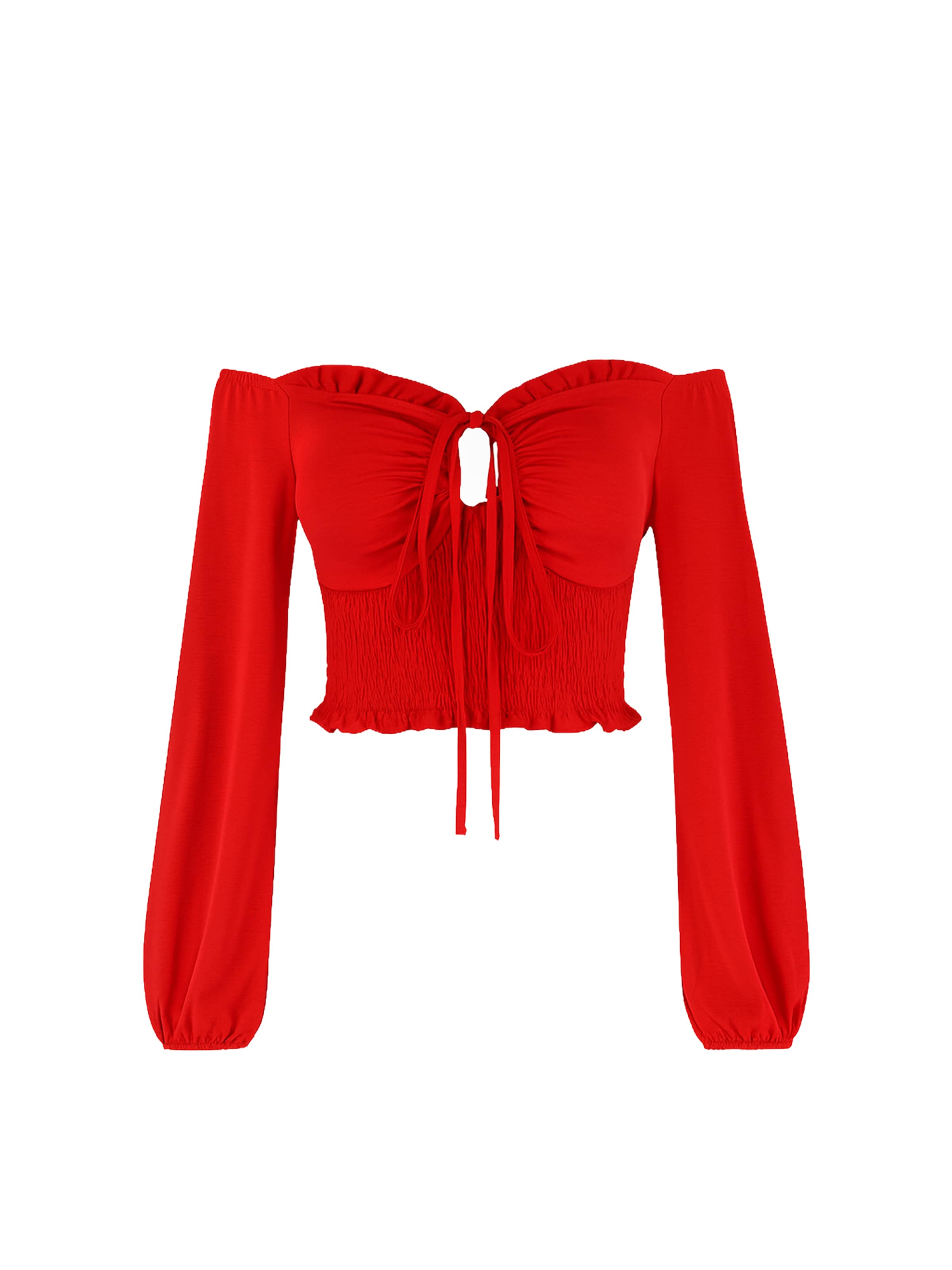 Chemisier Elara en rouge : devant