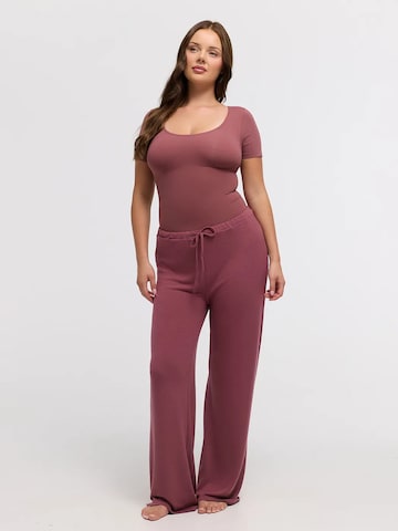 cfab Loosefit Broek 'Flow Pant' in Lila