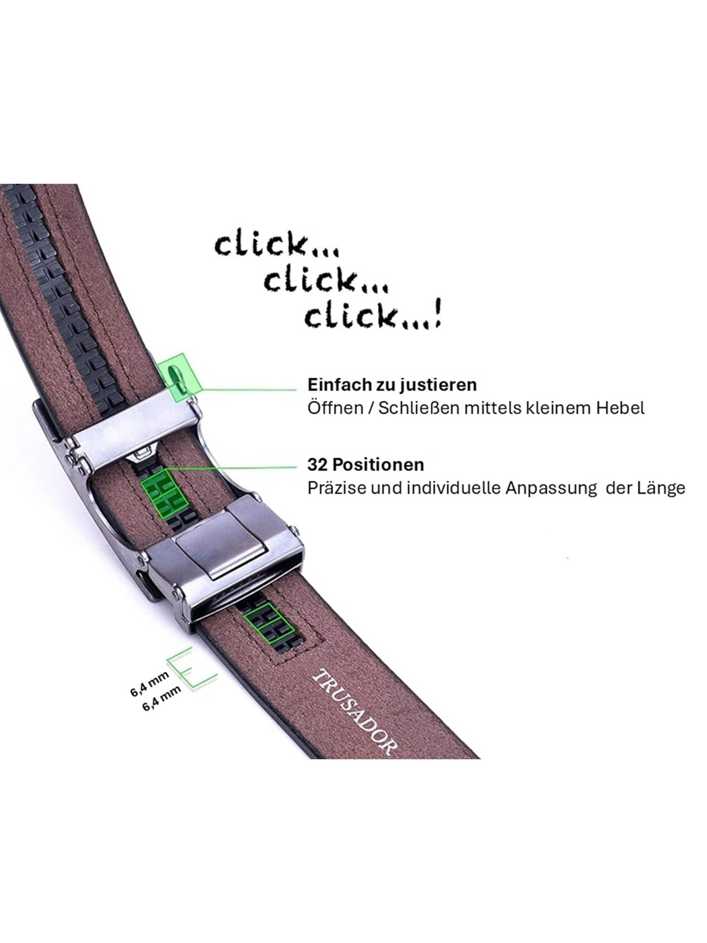 Trusador Gürtel 'Ferrara' in Silber