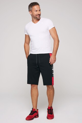 Regular Pantalon CAMP DAVID en noir