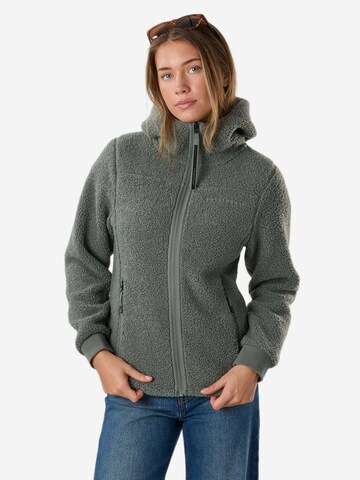 SWEDEMOUNT Fleece jacket 'Lofoten' in Green: front