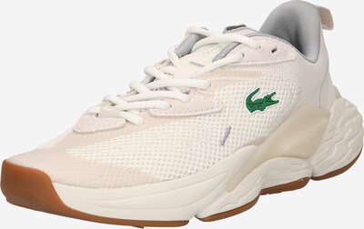 LACOSTE Sneaker 'Aceshot' in creme / hellgrau / grün / weiß, Produktansicht