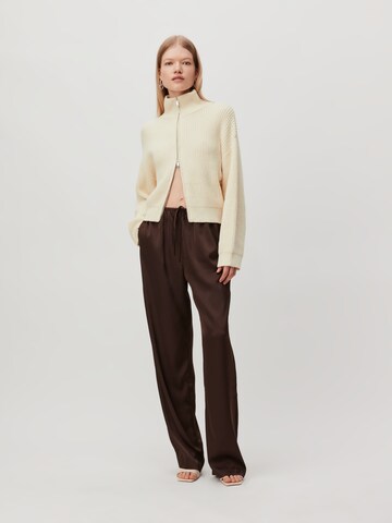 Regular Pantalon 'Franziska' LeGer by Lena Gercke en marron : devant