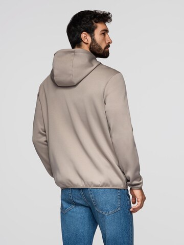 Ombre Jacke in Grau