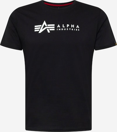 ALPHA INDUSTRIES Koszulka w kolorze czarny / białym, Podgląd produktu