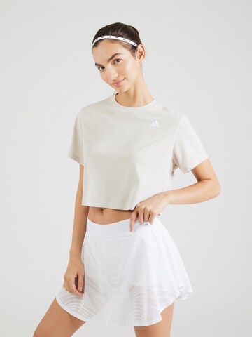 ADIDAS PERFORMANCE Performance shirt 'Te Min' in Grey: front