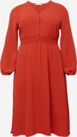 ABOUT YOU Curvy Jurk 'Hailey' in Rood: voorkant